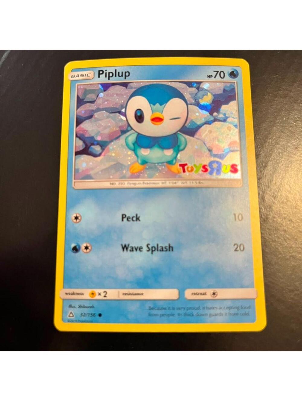 Piplup 32/156 Toys R Us Holo Promo Ultra Prism 2018 - Winking Piplup